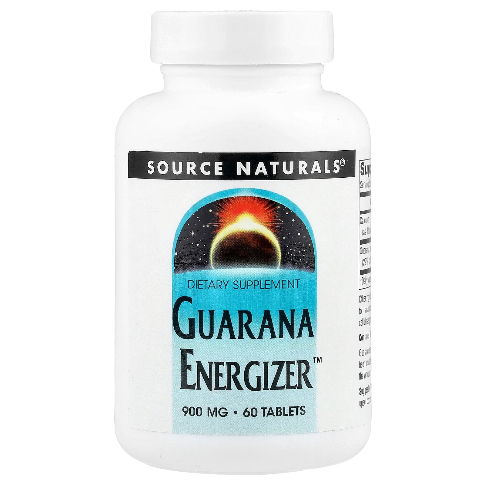 Source Naturals, Guarana Energizer™, 60 Tablets
