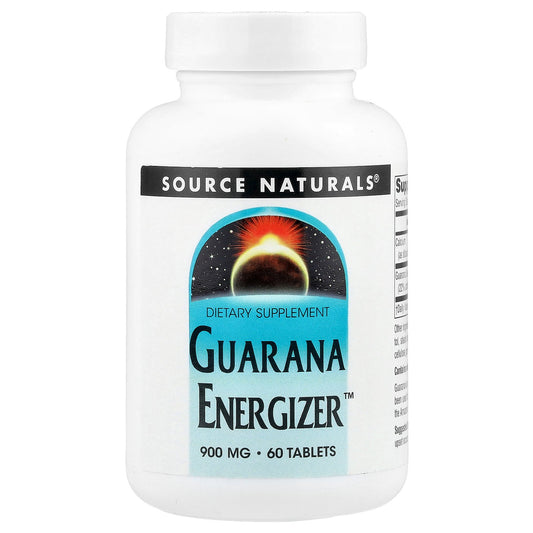 Source Naturals, Guarana Energizer™, 60 Tablets