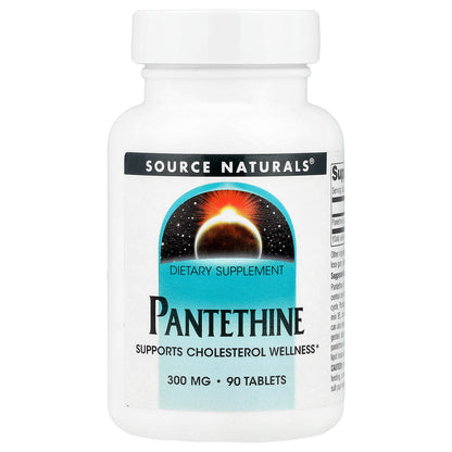Source Naturals, Pantethine, 300 mg, 90 Tablets