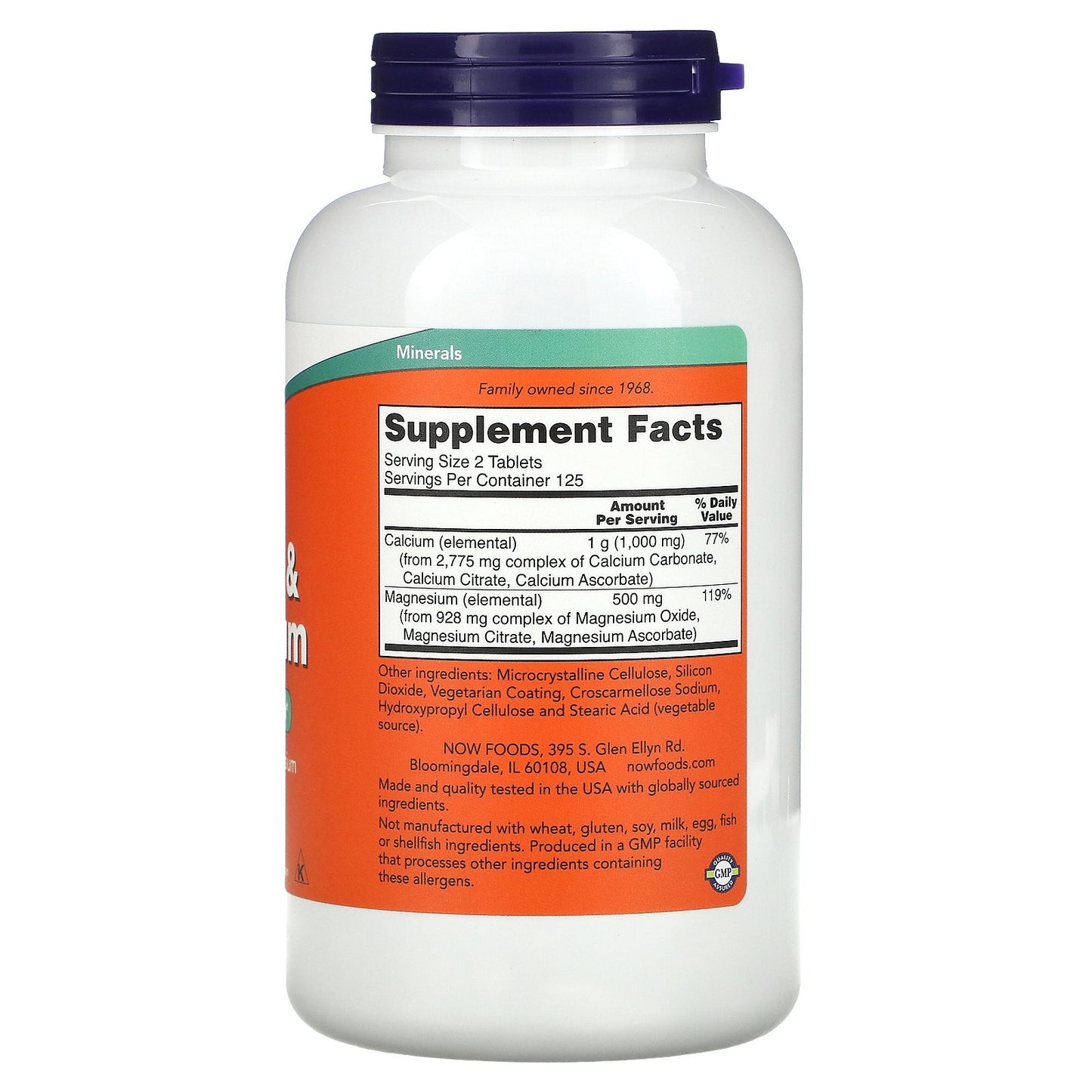 NOW Foods, Calcium & Magnesium, 250 Tablets