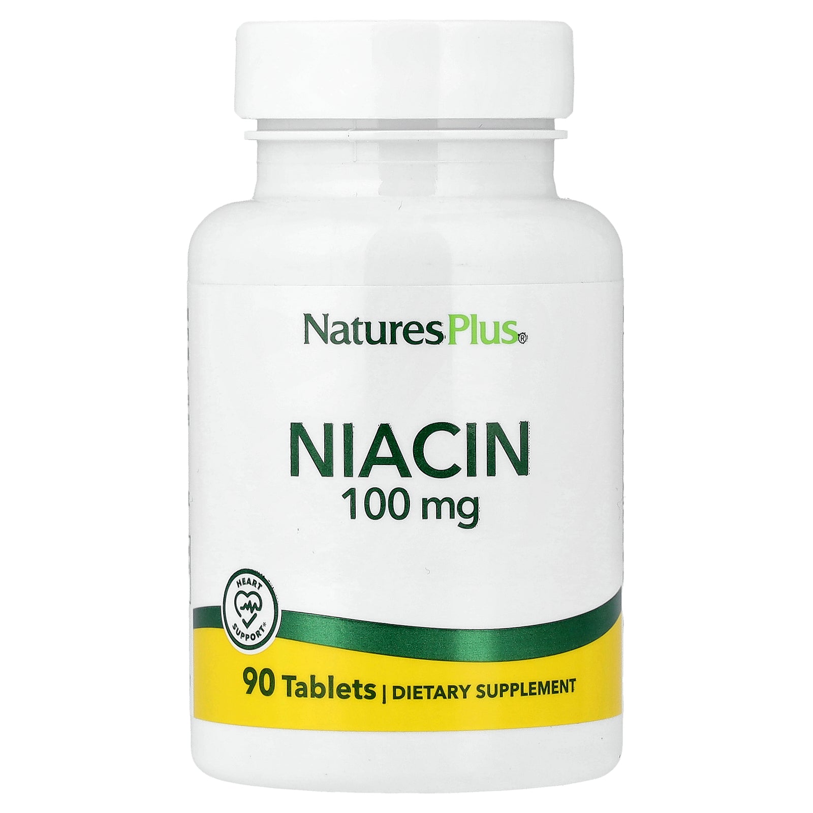 NaturesPlus, Niacin, 100 mg, 90 Tablets