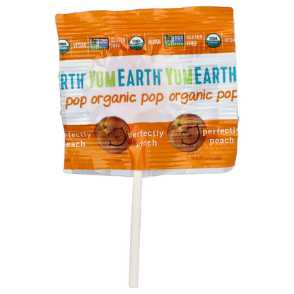 YumEarth, Organic Pops, Pomegranate, Watermelon, Peach, Strawberry, 6 oz (170 g)