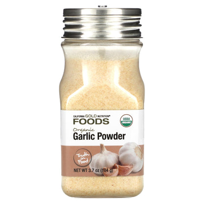 California Gold Nutrition, Foods, Organic Garlic Powder, 3.7 oz (104 g)