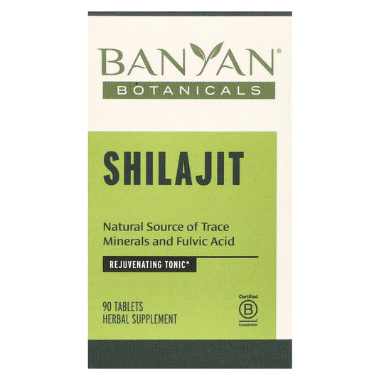 Banyan Botanicals, Shilajit, 600 mg, 90 Tablets (300 mg per Tablet)