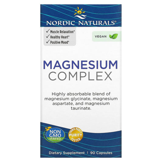 Nordic Naturals, Magnesium Complex, 90 Capsules