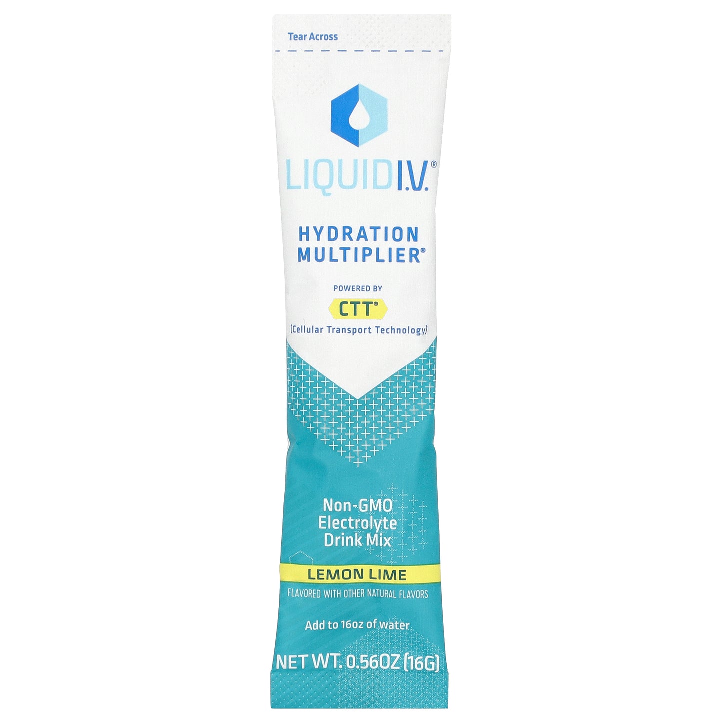 Liquid I.V., Hydration Multiplier®, Electrolyte Drink Mix, Lemon Lime, 10 Stick Packs, 0.56 oz (16 g) Each