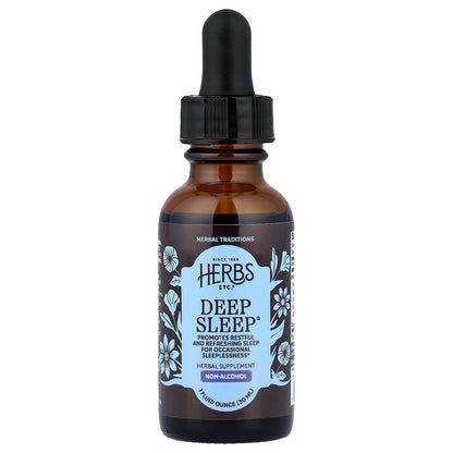 Herbs Etc., Deep Sleep®, Alcohol Free, 1 fl oz (30 ml)