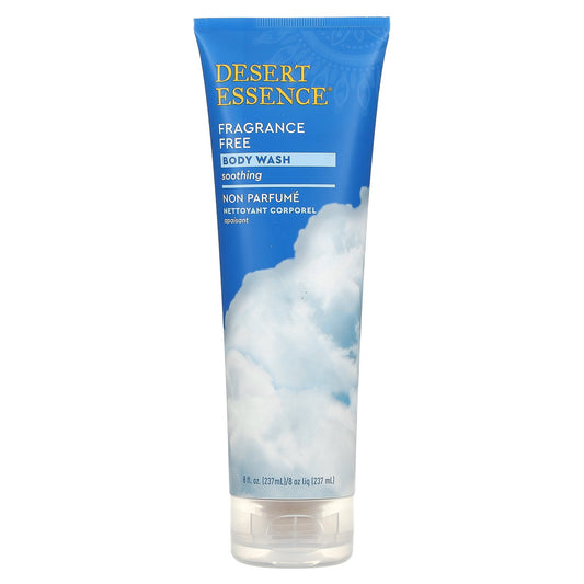 Desert Essence, Body Wash, Fragrance Free, 8 fl oz (237 ml)