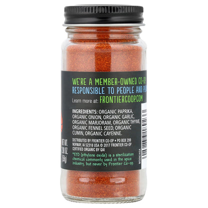 Frontier Co-op, Organic Cajun Seasoning, 2.08 oz (59 g)