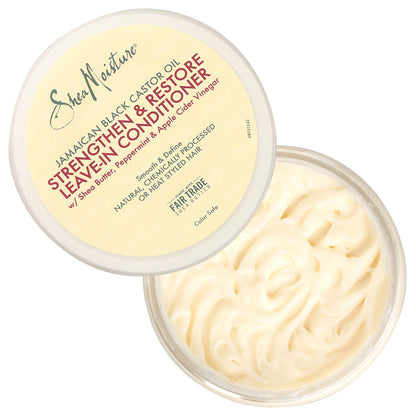 SheaMoisture, Jamaican Black Castor Oil, Strengthen & Restore Leave-In Conditioner, 11.5 fl oz (340 ml)