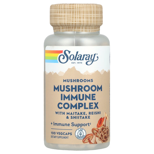 Solaray, Mushroom Immune Complex with Maitake, Reishi & Shiitake, 100 VegCaps