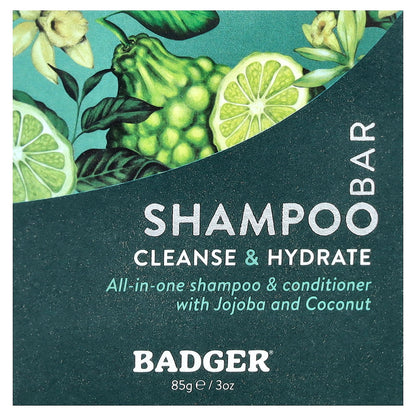 Badger, Shampoo Bar, 3 oz (85 g)