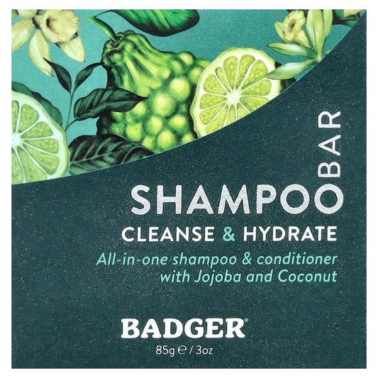 Badger, Shampoo Bar, 3 oz (85 g)
