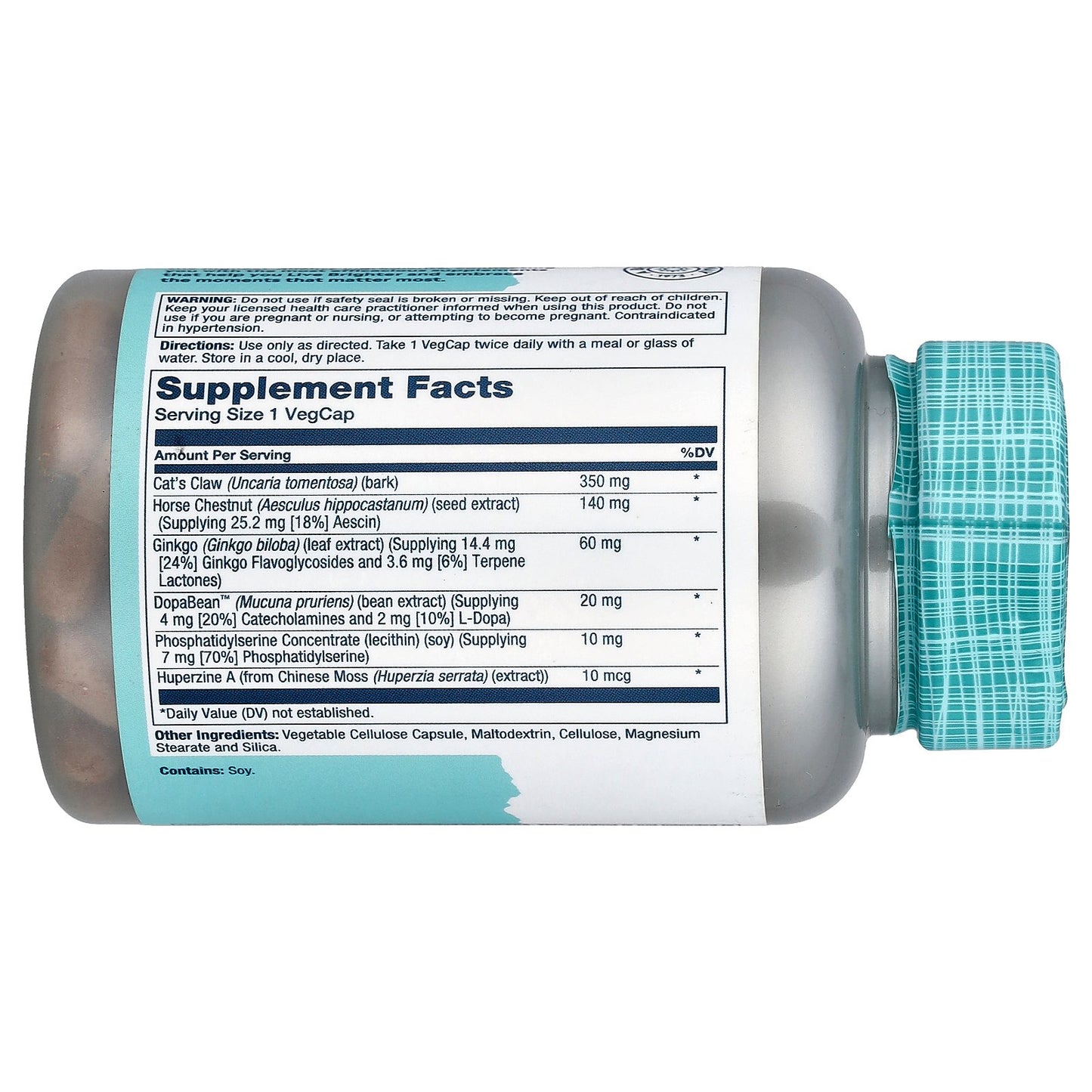 Solaray, SharpMind™, Brain Formula, 60 VegCaps