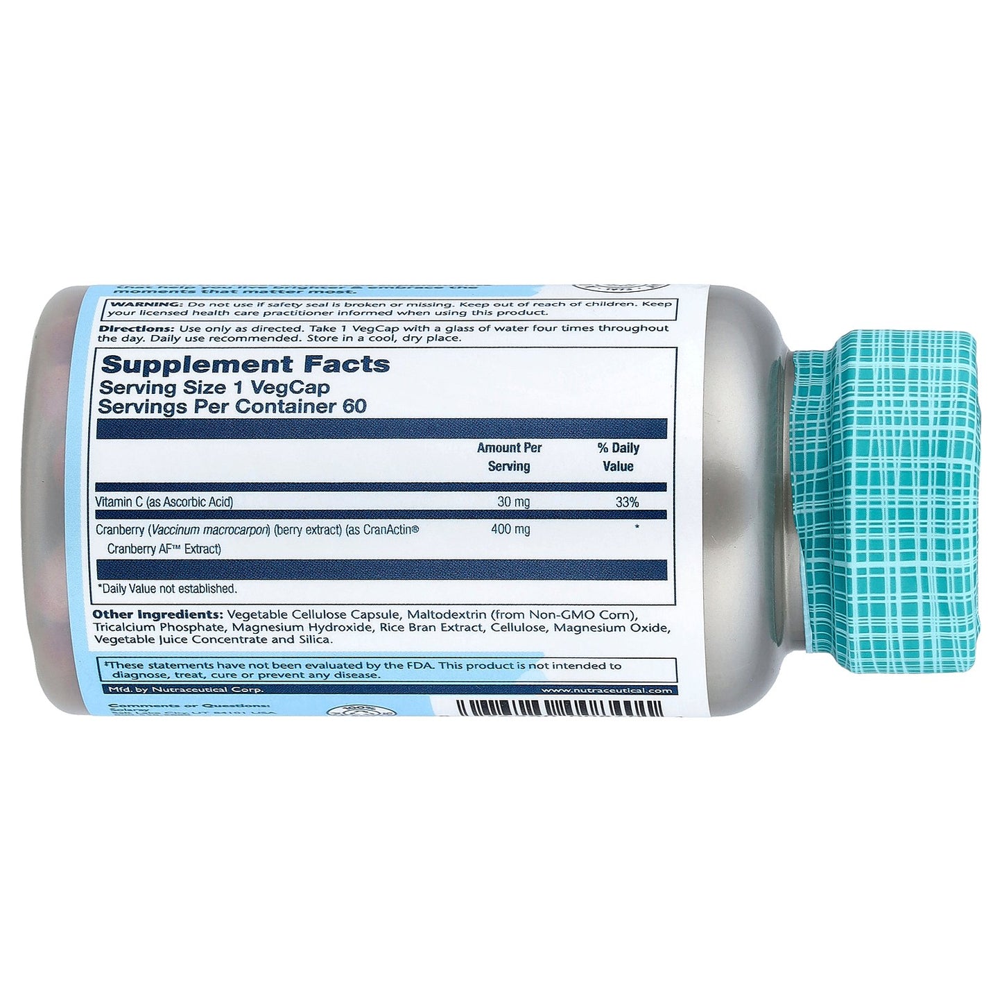 Solaray, CranActin®, 60 VegCaps