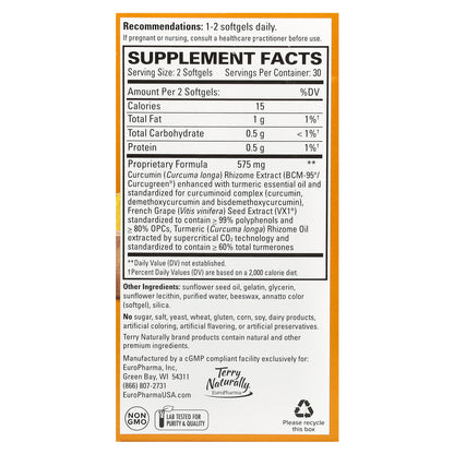 Terry Naturally, CuraMed + Clinical OPC, 60 Softgels