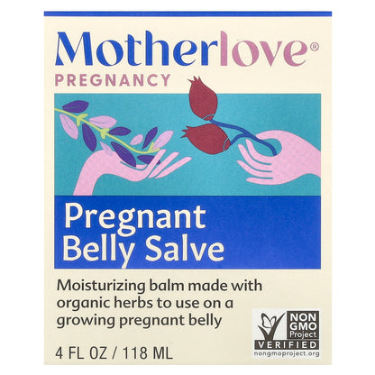 Motherlove, Pregnancy, Pregnant Belly Salve, 4 fl oz (118 ml)