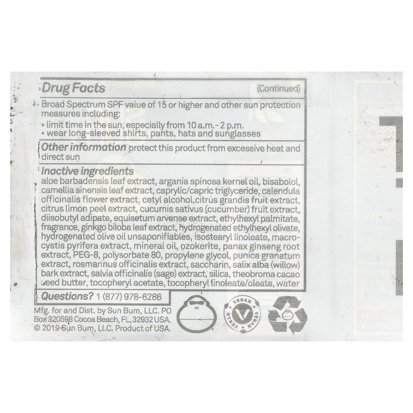 Sun Bum, Sunscreen Lip Balm, SPF 30, Watermelon, 0.15 oz (4.25 g)