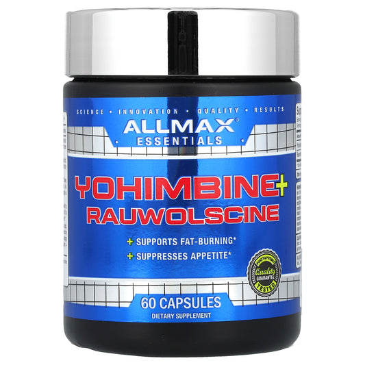 ALLMAX, Yohimbine + Rauwolscine, 60 Capsules