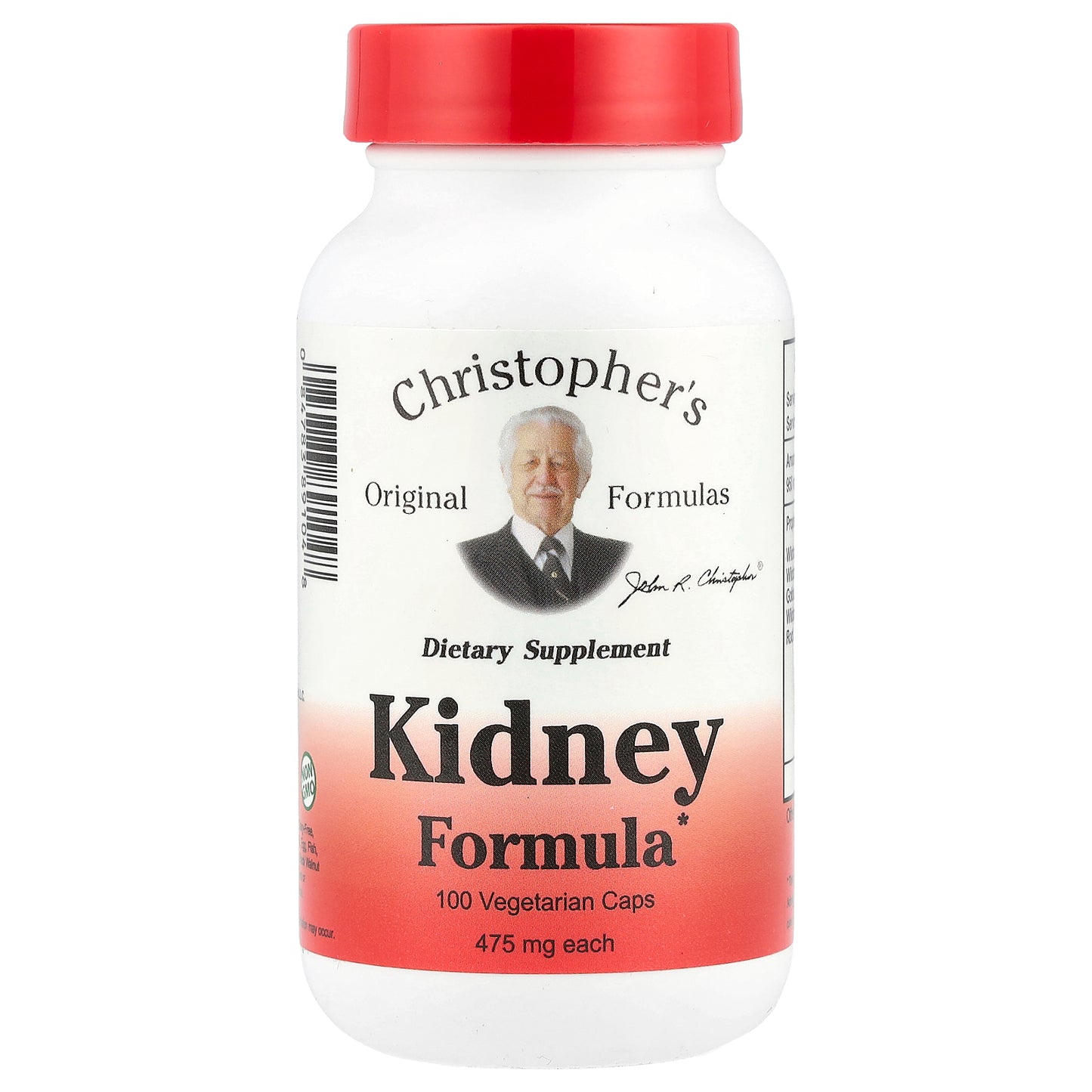 Christopher's Original Formulas, Kidney Formula, 475 mg, 100 Vegetarian Caps