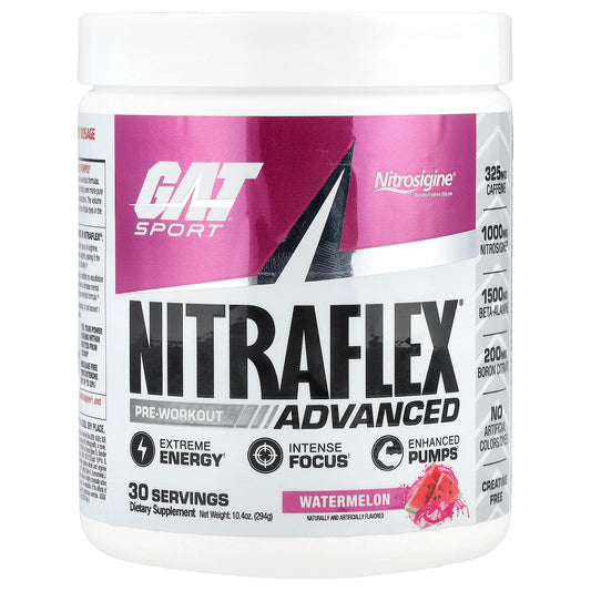 GAT, Sport, NITRAFLEX, Watermelon, 10.4 oz (294 g)