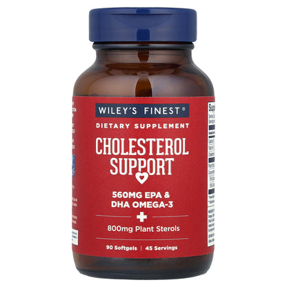 Wiley's Finest, Cholesterol Support, 90 Softgels