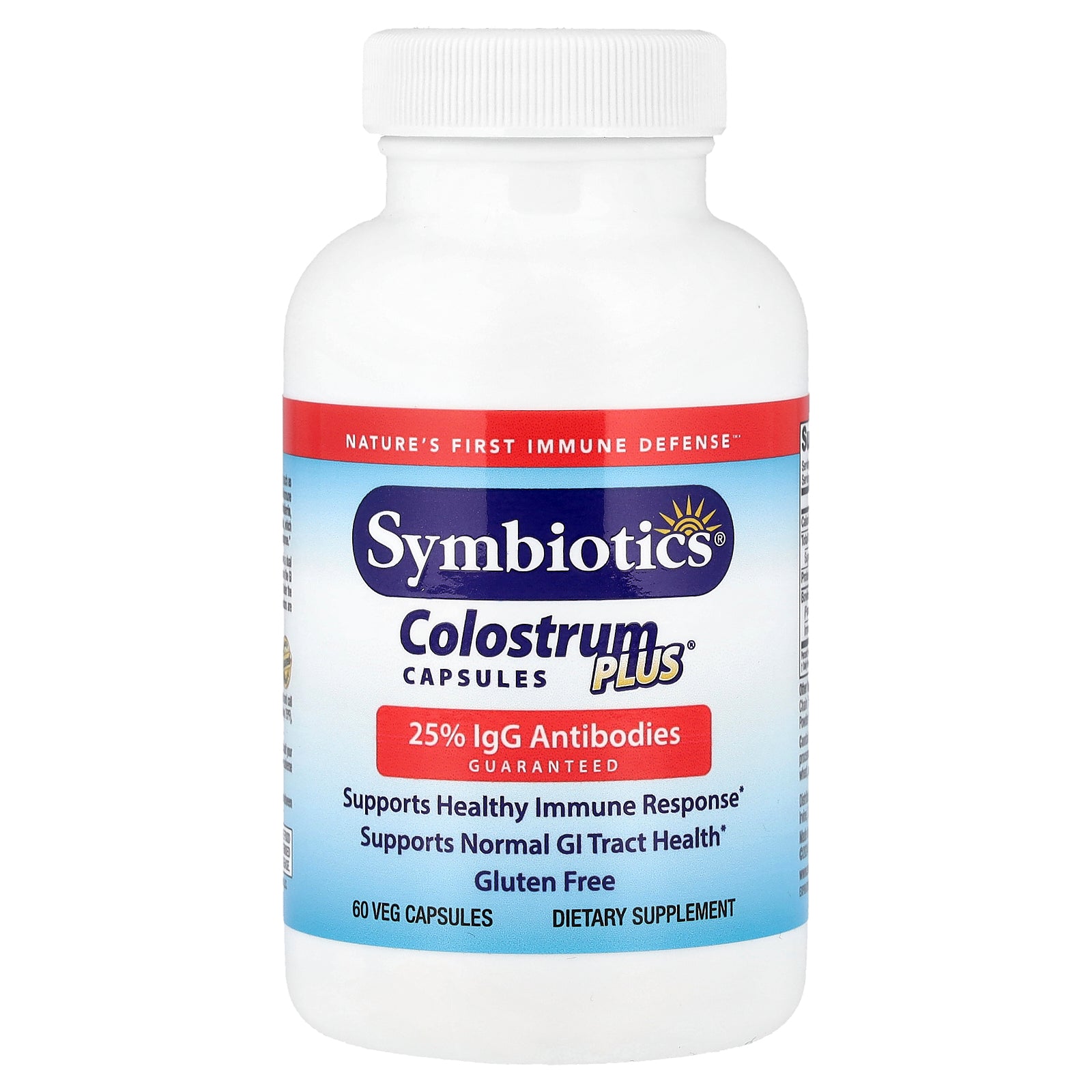 Symbiotics, Colostrum Plus®, 60 Veg Capsules