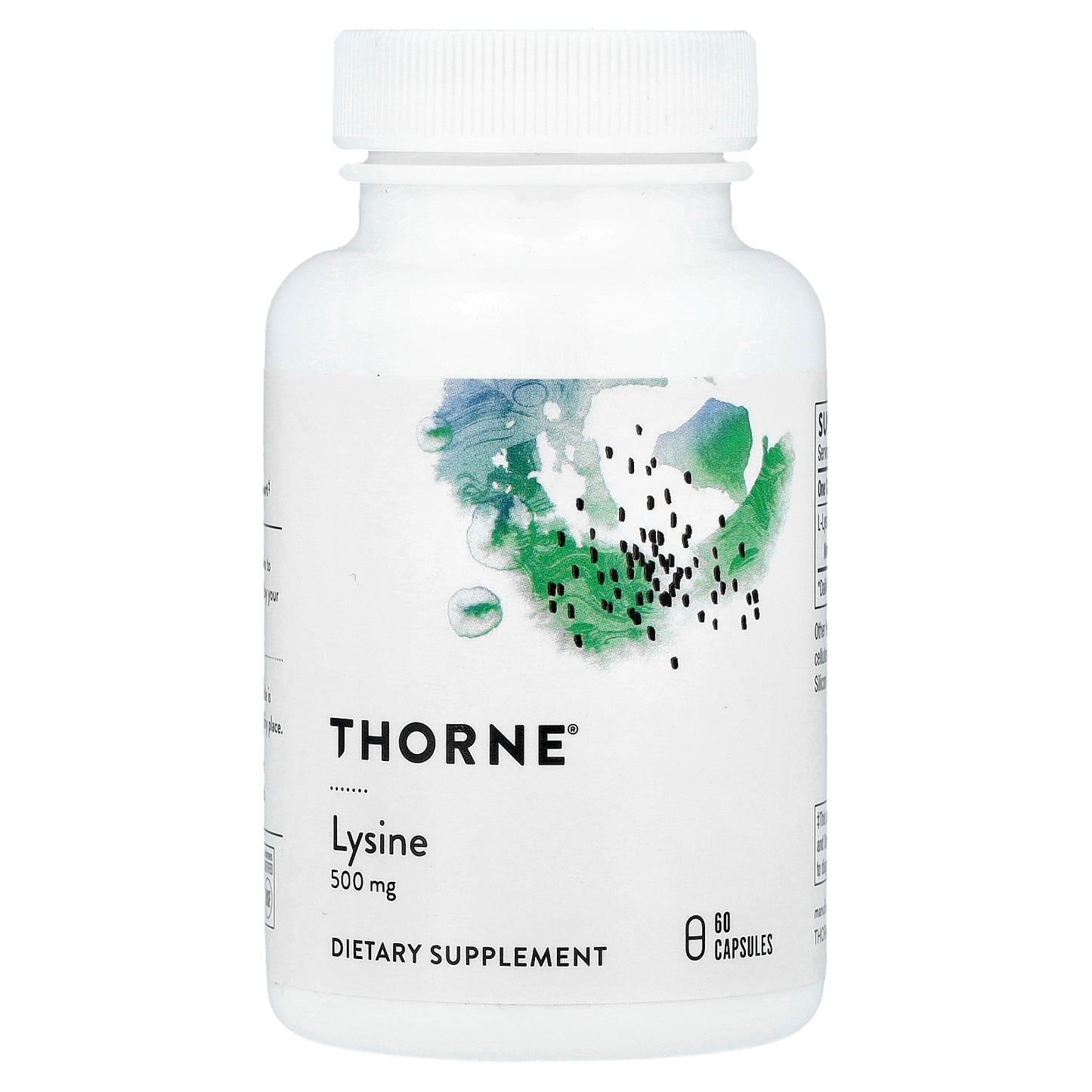 Thorne, Lysine, 500 mg, 60 Capsules