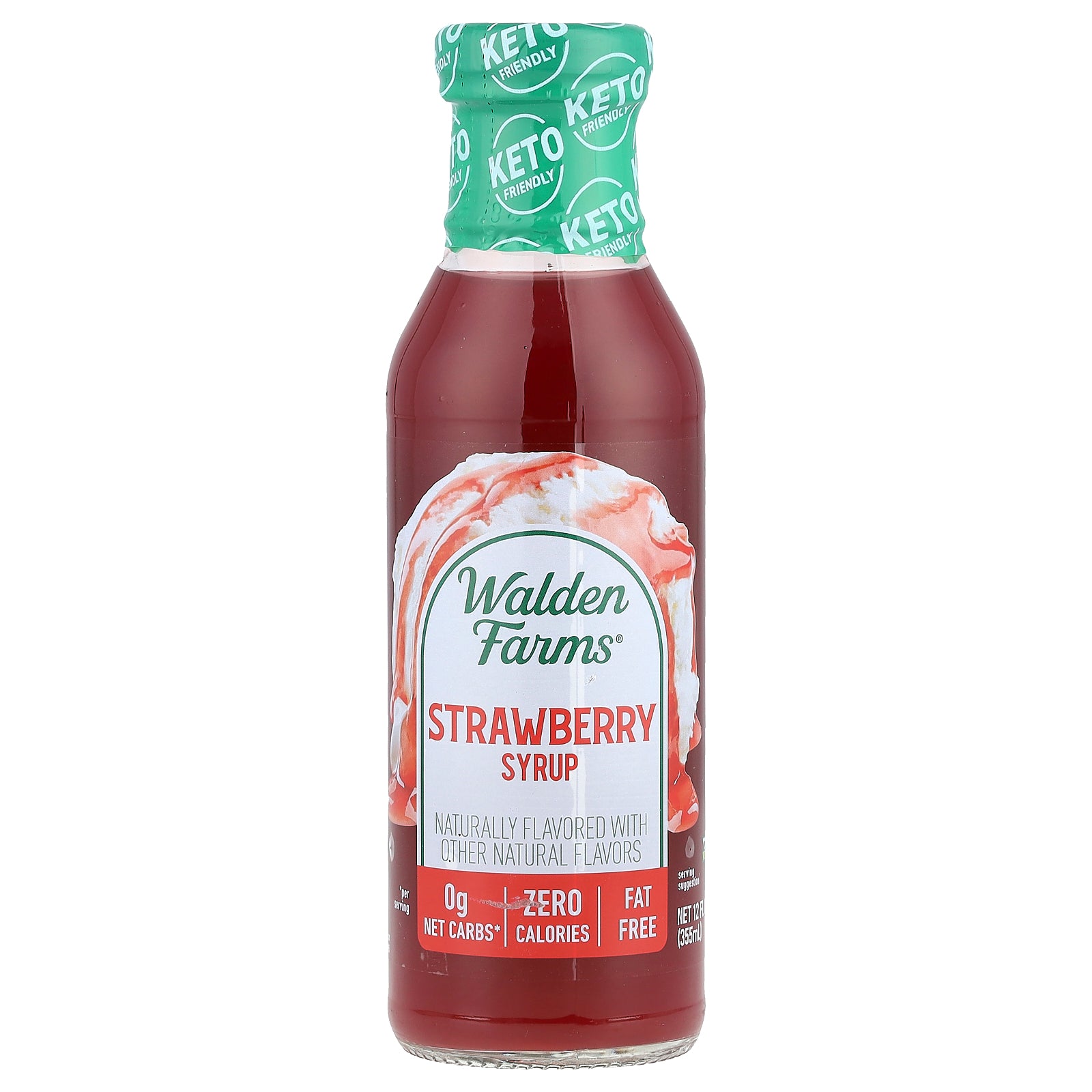 Walden Farms, Strawberry Syrup, 12 fl oz (355 ml)