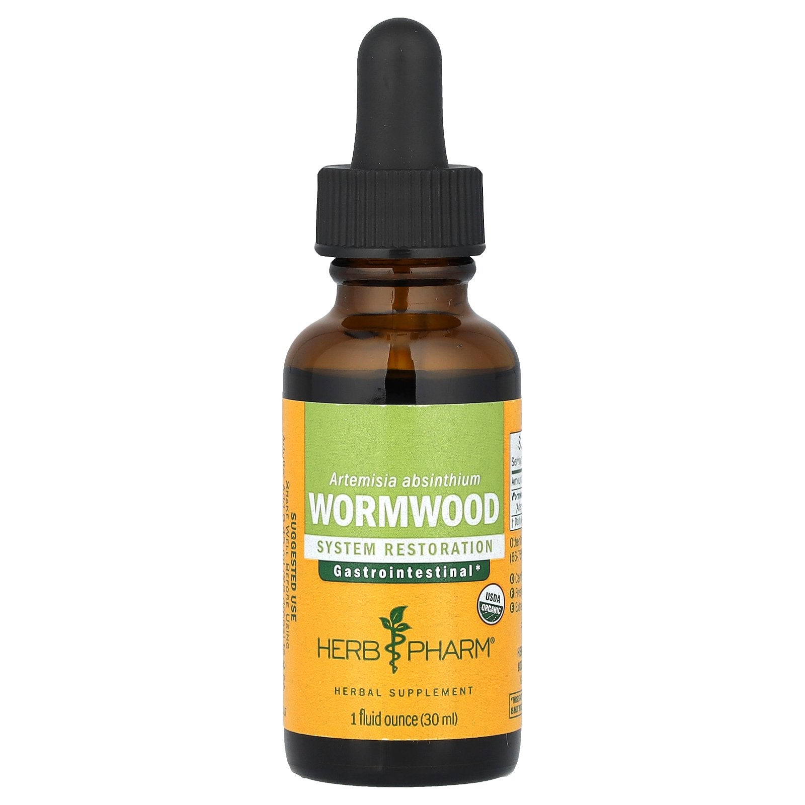 Herb Pharm, Wormwood Liquid Extract, 395 mg, 1 fl oz (30 ml)