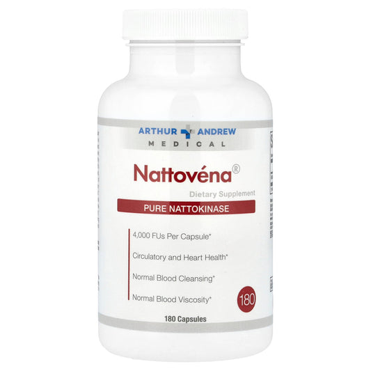 Arthur Andrew Medical, Nattovéna®, Pure Nattokinase, 4,000 FUs, 180 Capsules