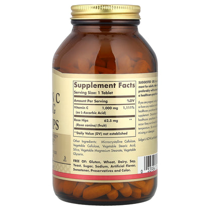 Solgar, Vitamin C with Rose Hips, 250 Tablets