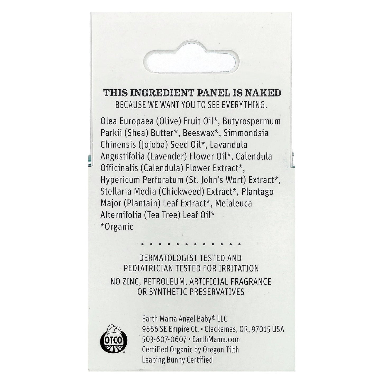 Earth Mama, Baby, Organic Diaper Balm, 2 fl oz (60 ml)