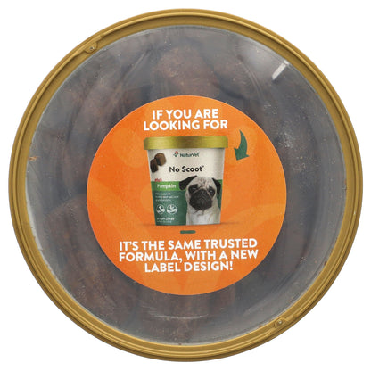 NaturVet, No Scoot® With Pumpkin, For Dogs, Hickory Smoked Bacon, 60 Soft Chews, 6.3 oz (180 g)