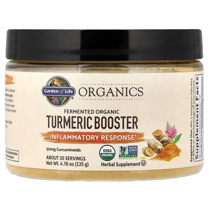 Garden of Life, Organics, Fermented Organic Turmeric Booster, 4.76 oz (135 g)