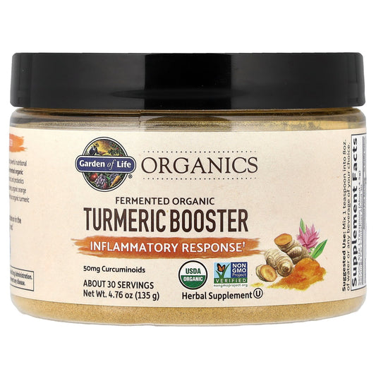 Garden of Life, Organics, Fermented Organic Turmeric Booster, 4.76 oz (135 g)