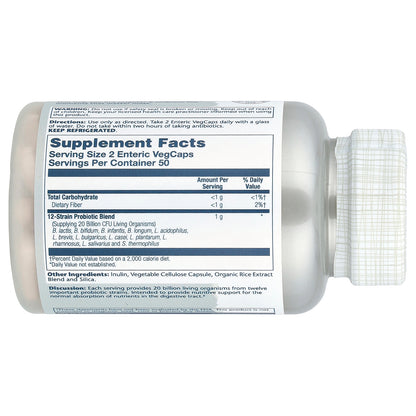 Solaray, Multidophilus™ Probiotic, 100 VegCaps