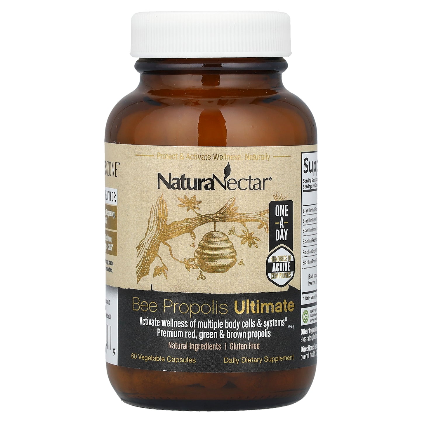 NaturaNectar, Bee Propolis Ultimate, 60 Vegetable Capsules