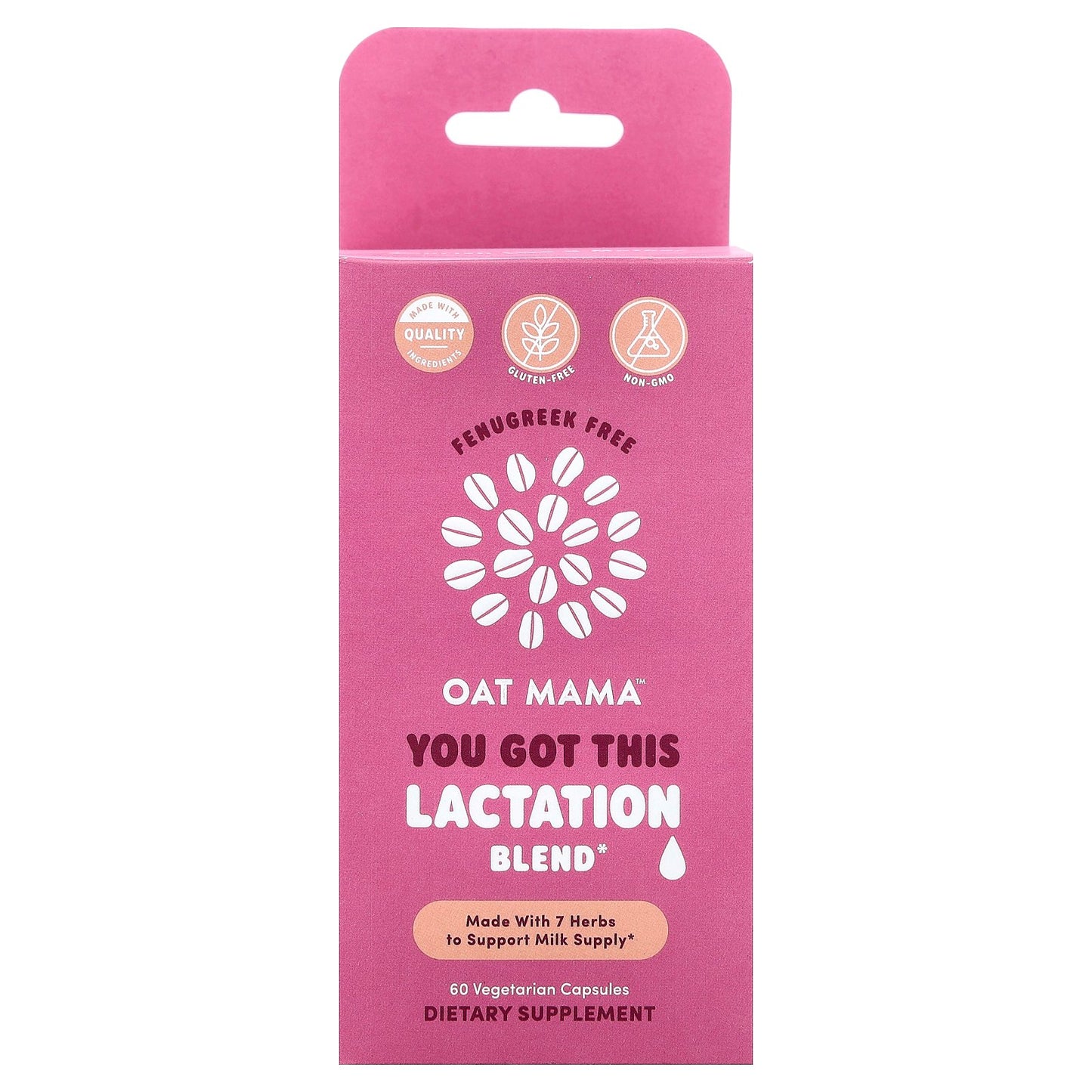 Oat Mama, You Got This Lactation Blend, 60 Vegetarian Capsules