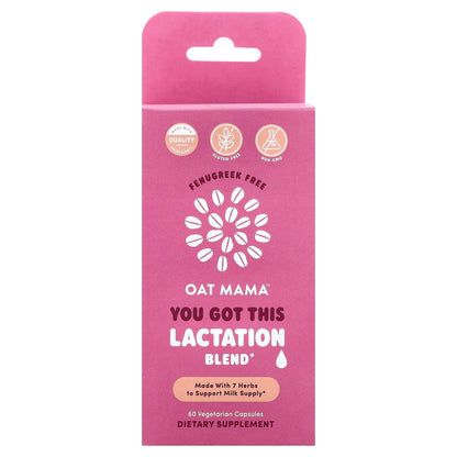 Oat Mama, You Got This Lactation Blend, 60 Vegetarian Capsules