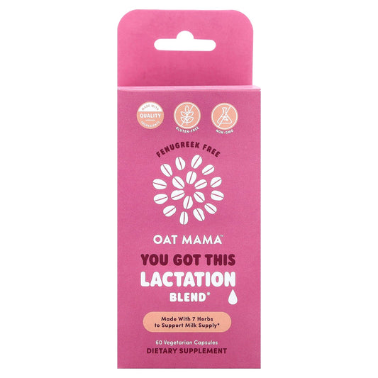 Oat Mama, You Got This Lactation Blend, 60 Vegetarian Capsules
