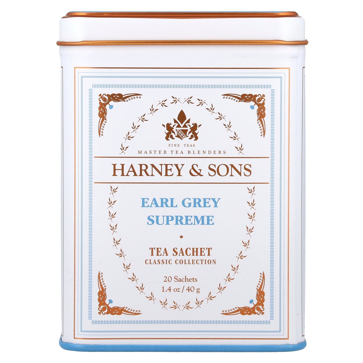 Harney & Sons, Classic Collection, Earl Grey Supreme, 20 Sachets, 1.4 oz (40 g)