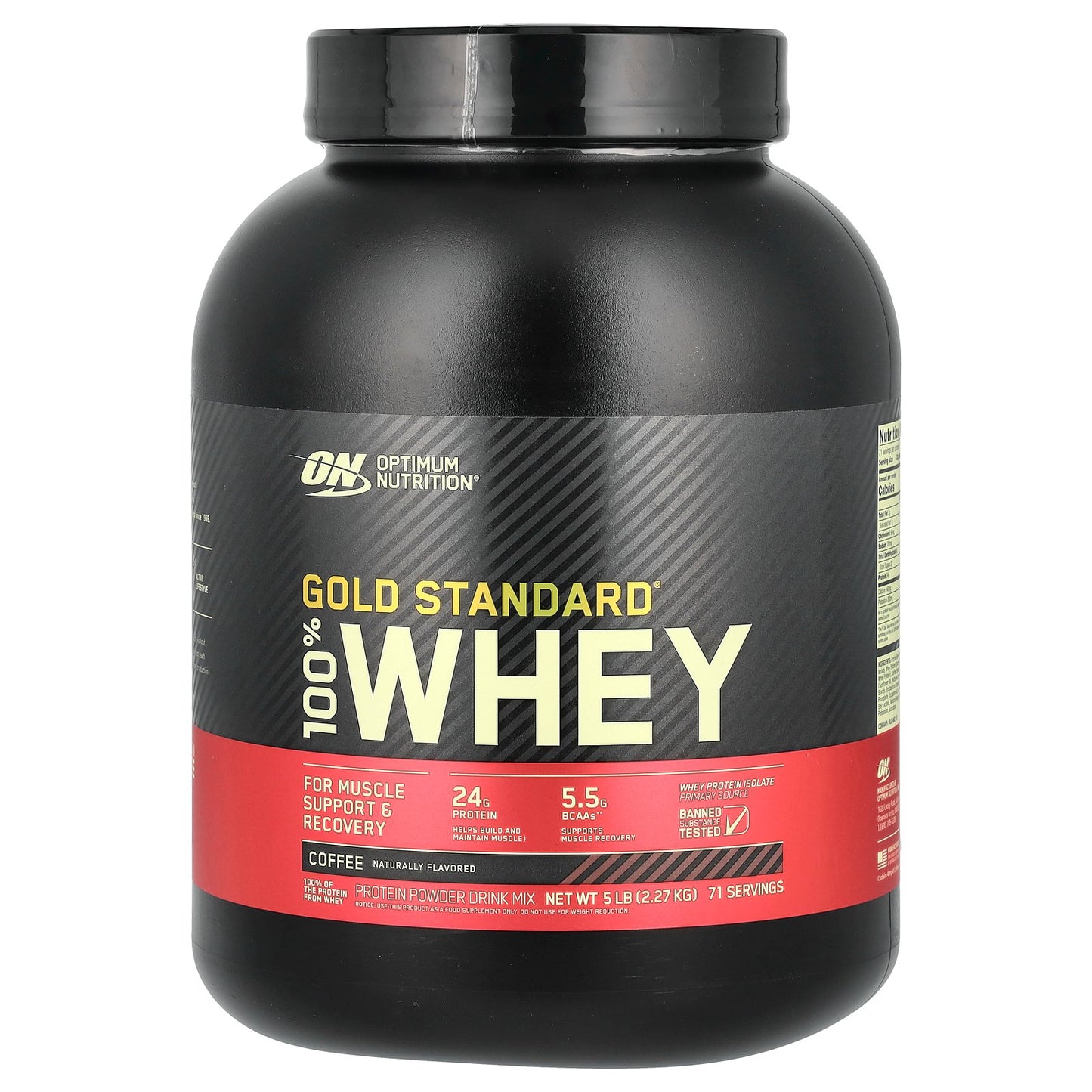 Optimum Nutrition, Gold Standard® 100% Whey, Coffee, 5 lb (2.27 kg)