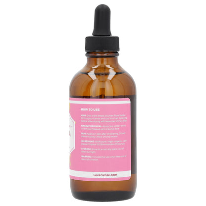 Leven Rose, 100% Pure & Organic Jojoba Oil, 4 fl oz (118 ml)