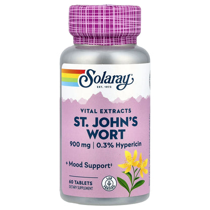 Solaray, Vital Extracts, St. John's Wort , 900 mg, 60 Tablets