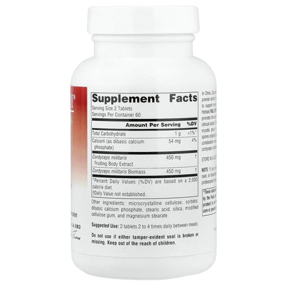 Planetary Herbals, Full Spectrum™ Cordyceps 450™, 120 Tablets