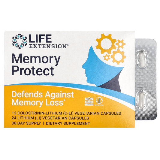 Life Extension, Memory Protect, 36 Vegetarian Capsules