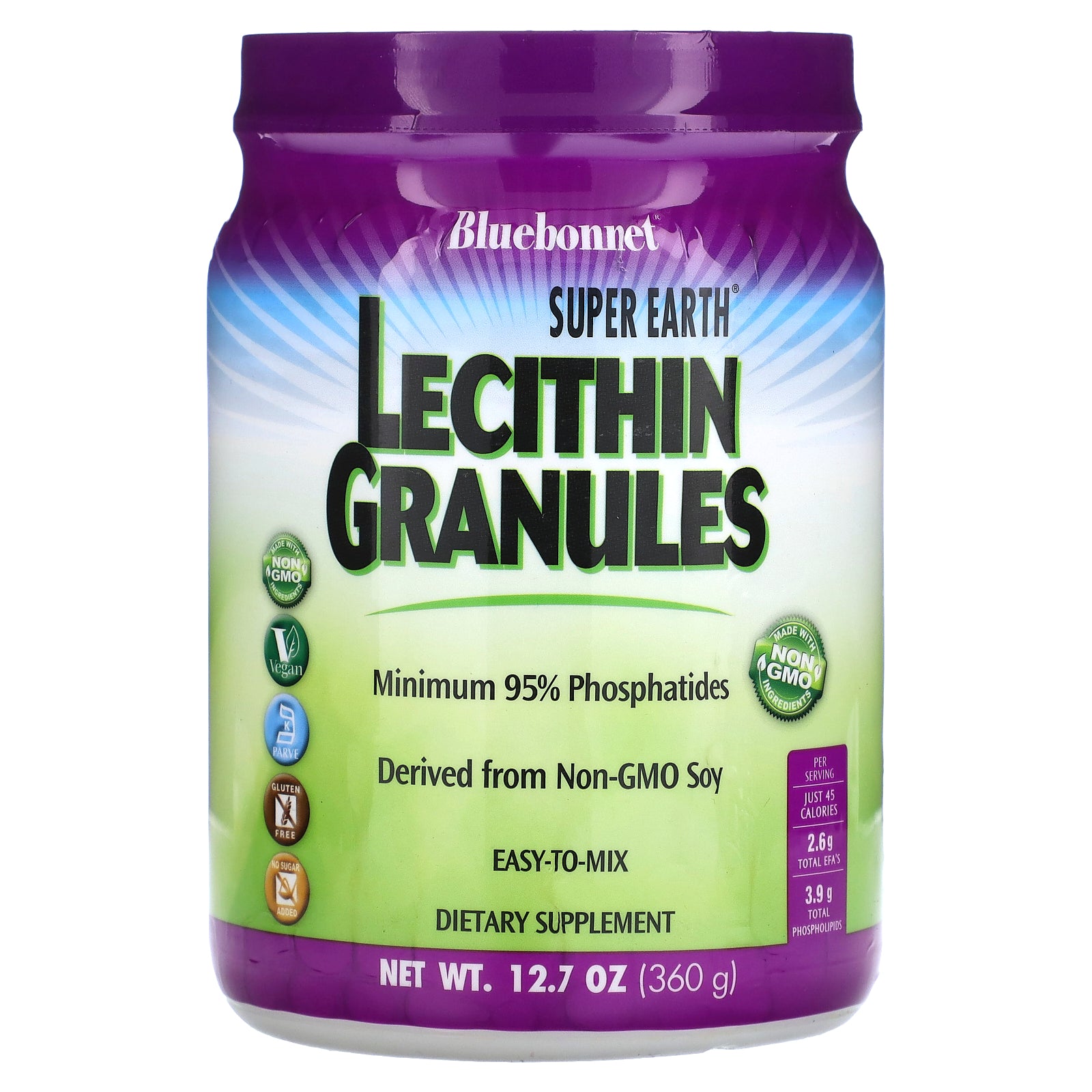 Bluebonnet Nutrition, Super Earth, Lecithin Granules, 12.7 oz (360 g)