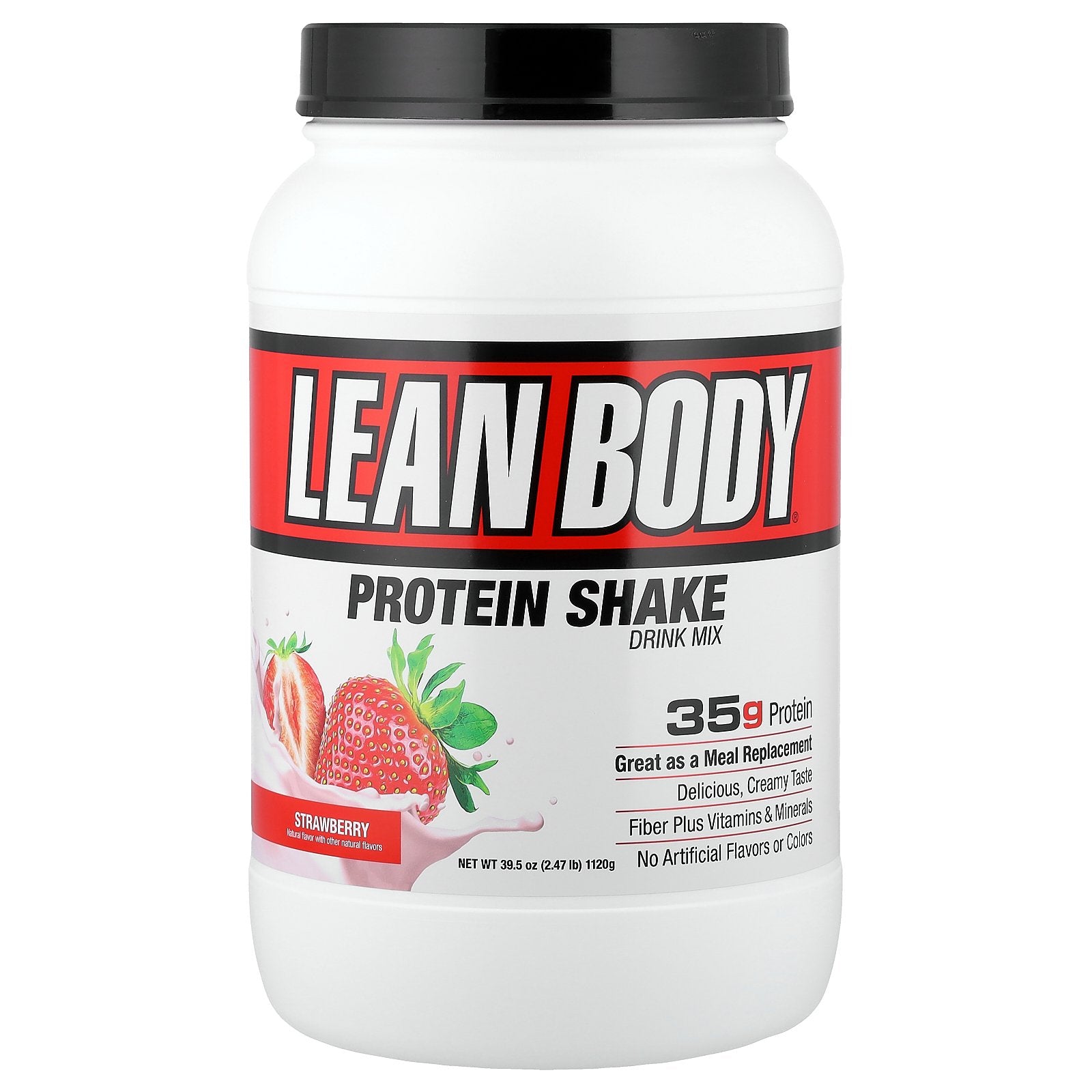 Labrada Nutrition, Lean Body®, Protein Shake Drink Mix, Strawberry, 2.47 lb (1,120 g)