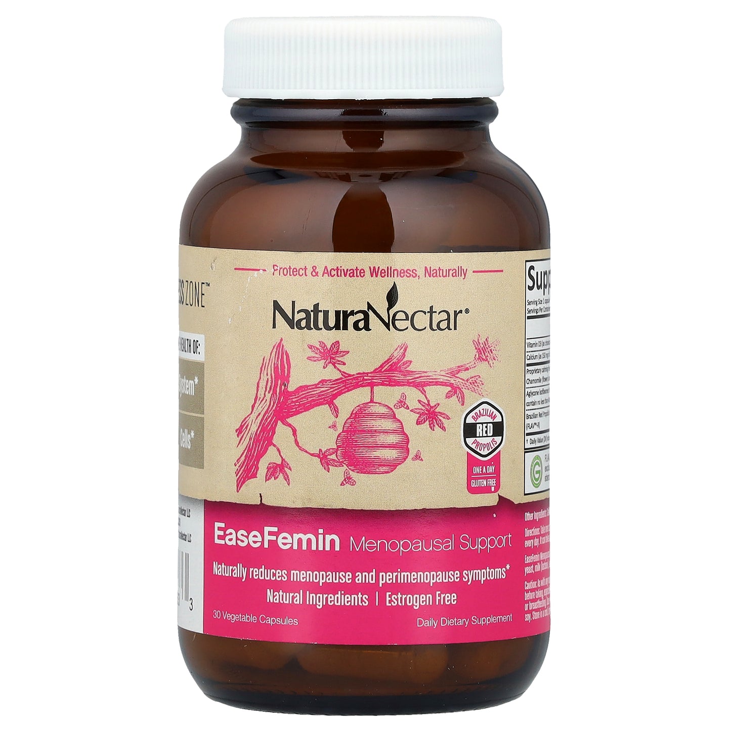 NaturaNectar, EaseFemin, Menopausal Support, 30 Vegetable Capsules